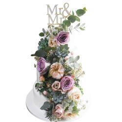 Floral Wedding Cake By Nys